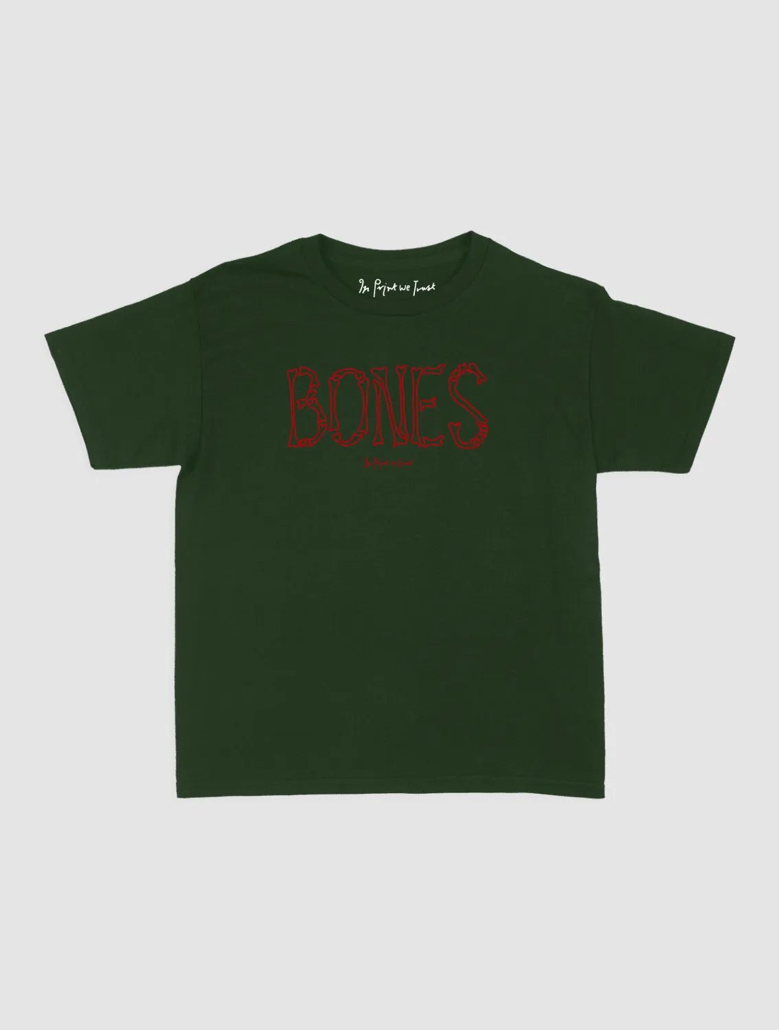 bones baby tee - In Print We Trust