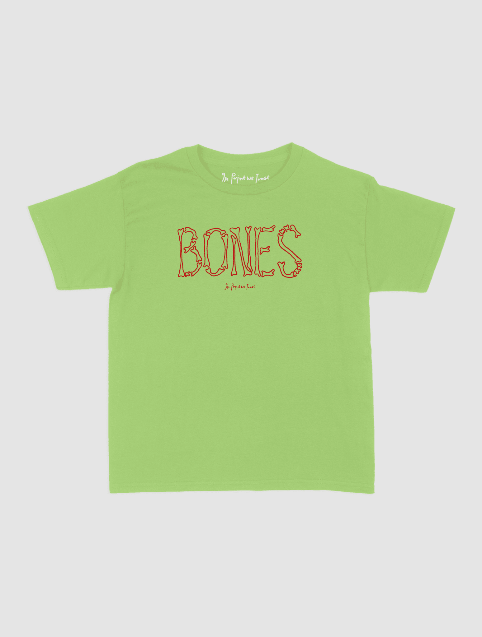 bones baby tee - In Print We Trust