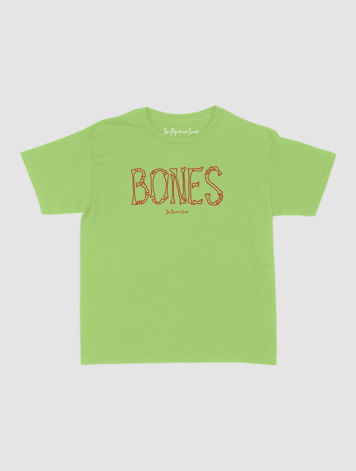 bones baby tee - In Print We Trust
