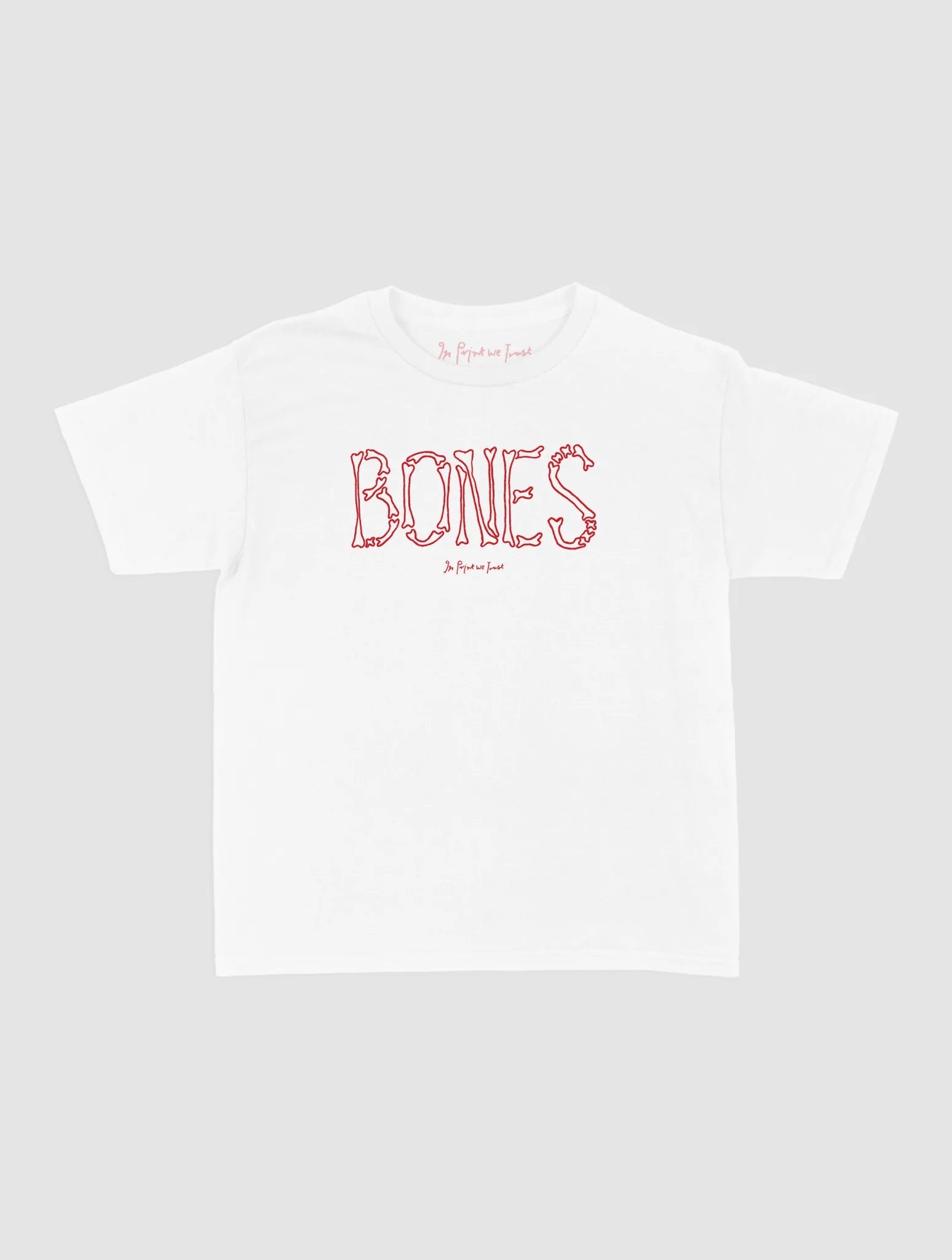 bones baby tee - In Print We Trust