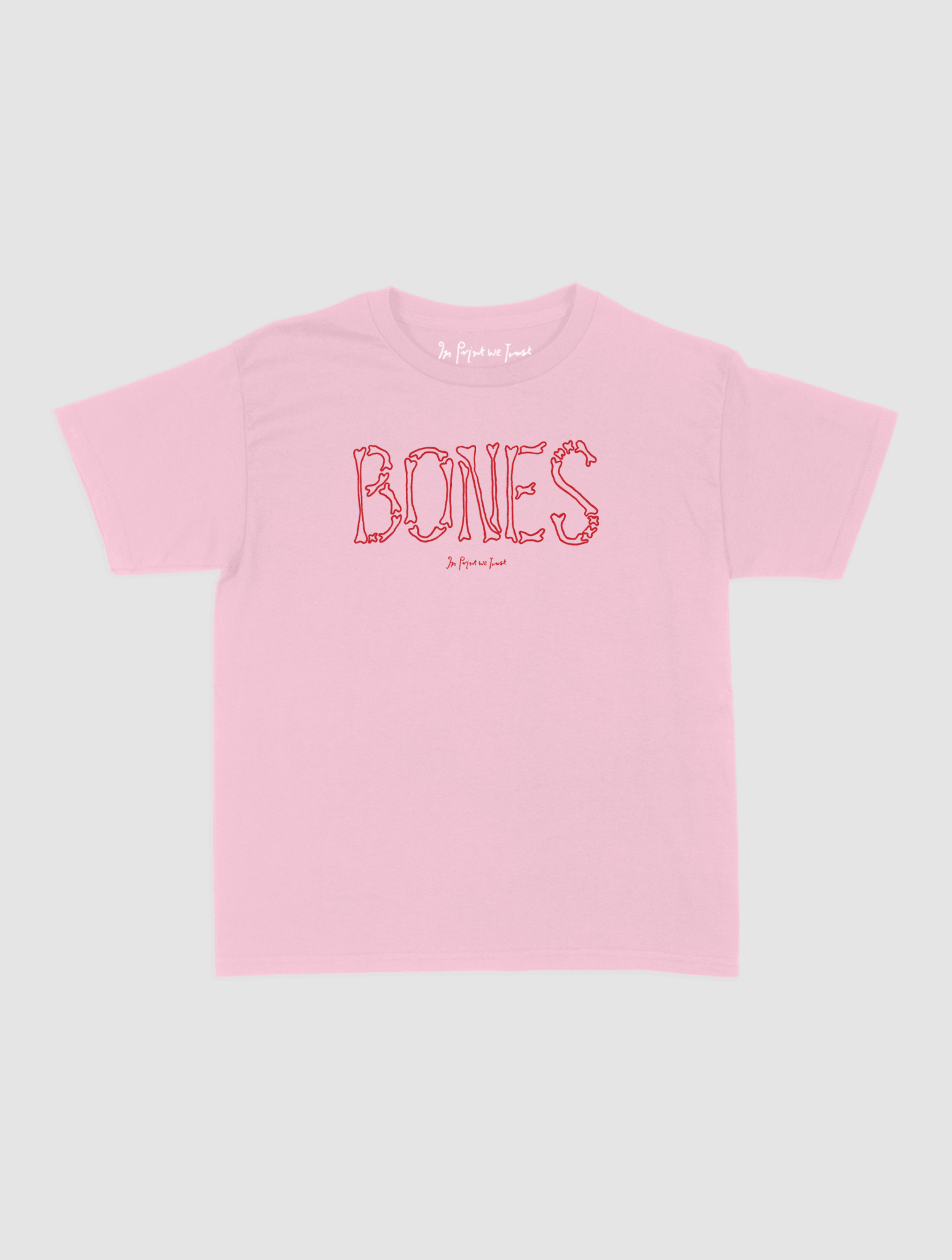 bones baby tee - In Print We Trust
