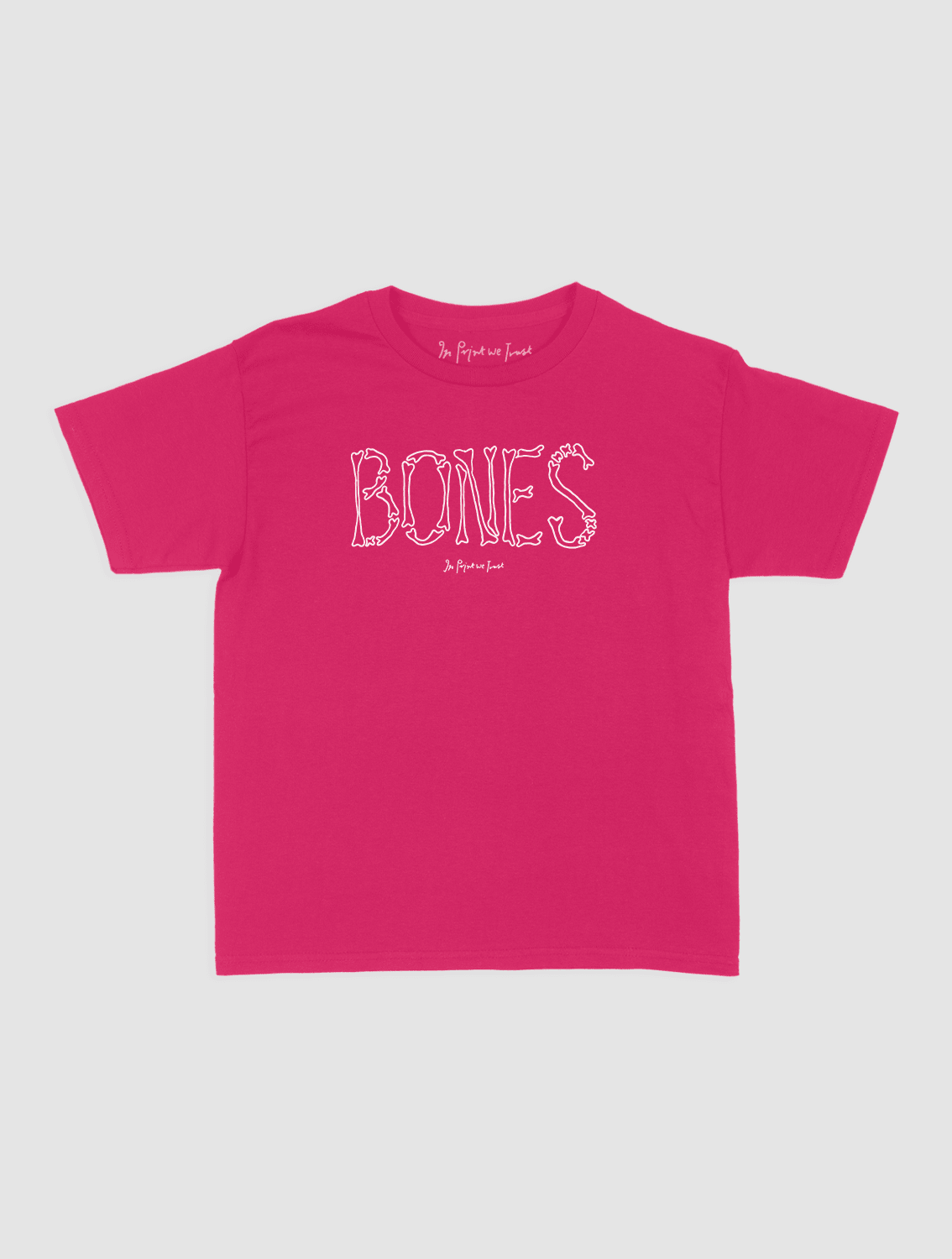 bones baby tee - In Print We Trust