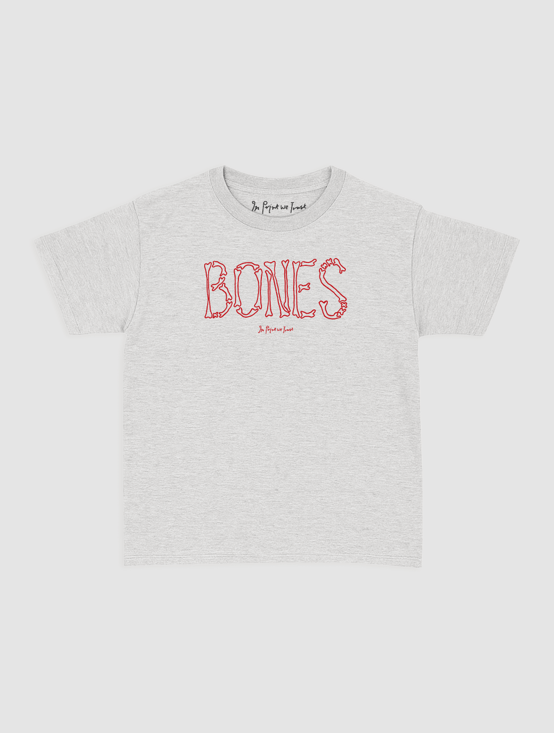 bones baby tee - In Print We Trust