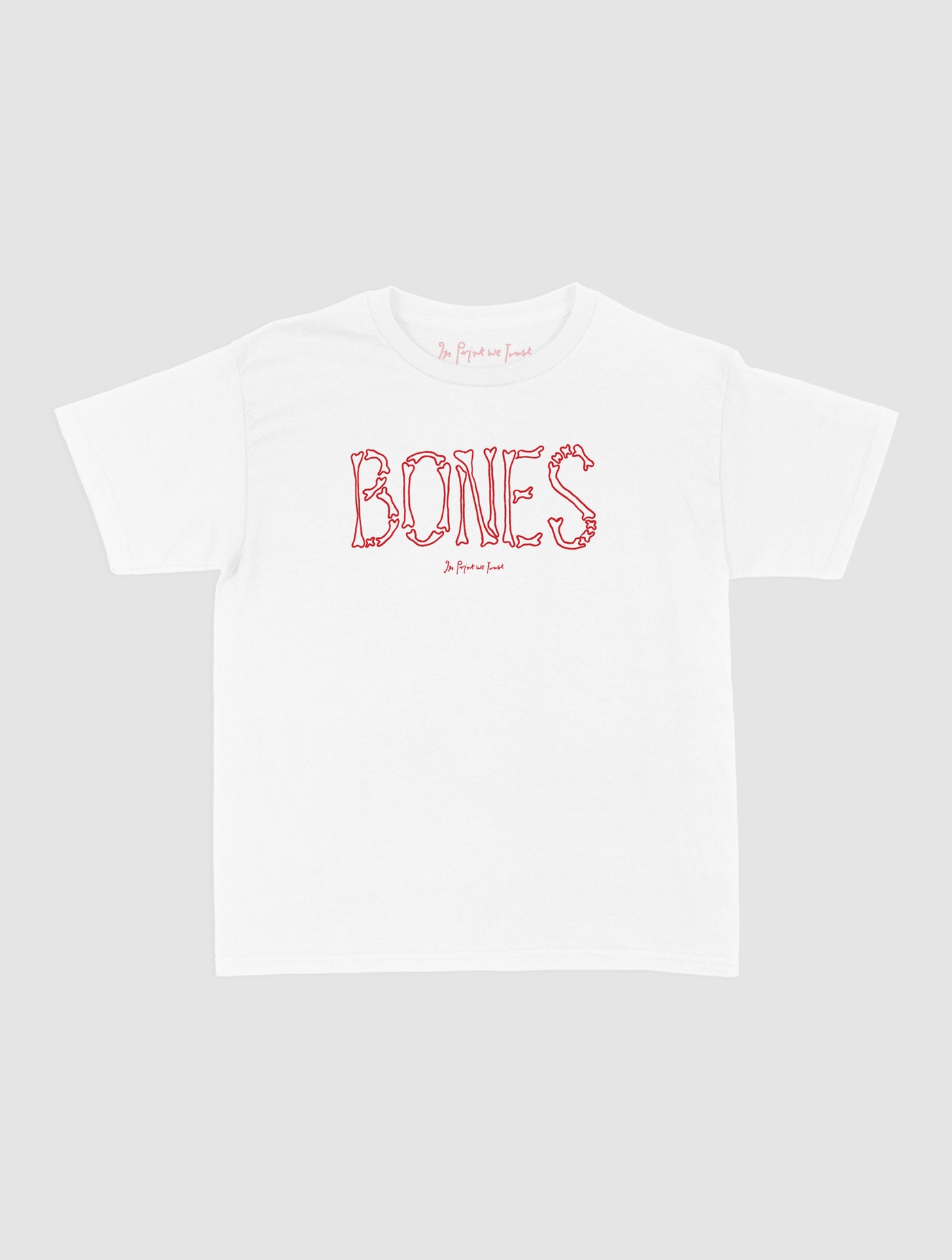 bones baby tee - In Print We Trust
