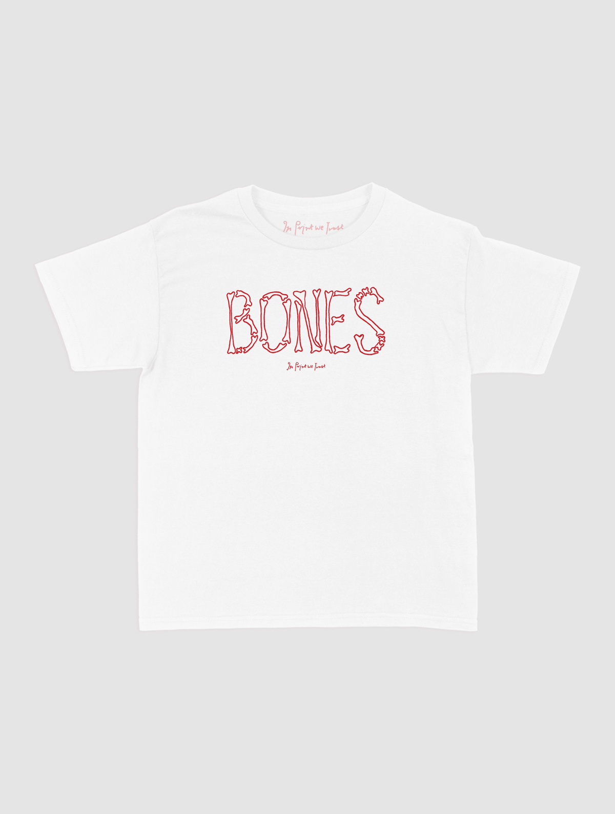 bones baby tee - In Print We Trust