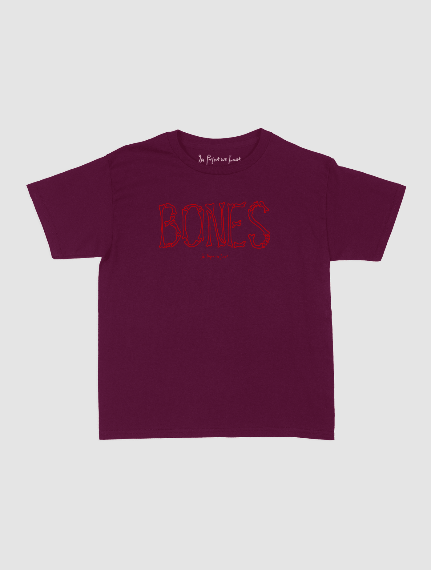 bones baby tee - In Print We Trust