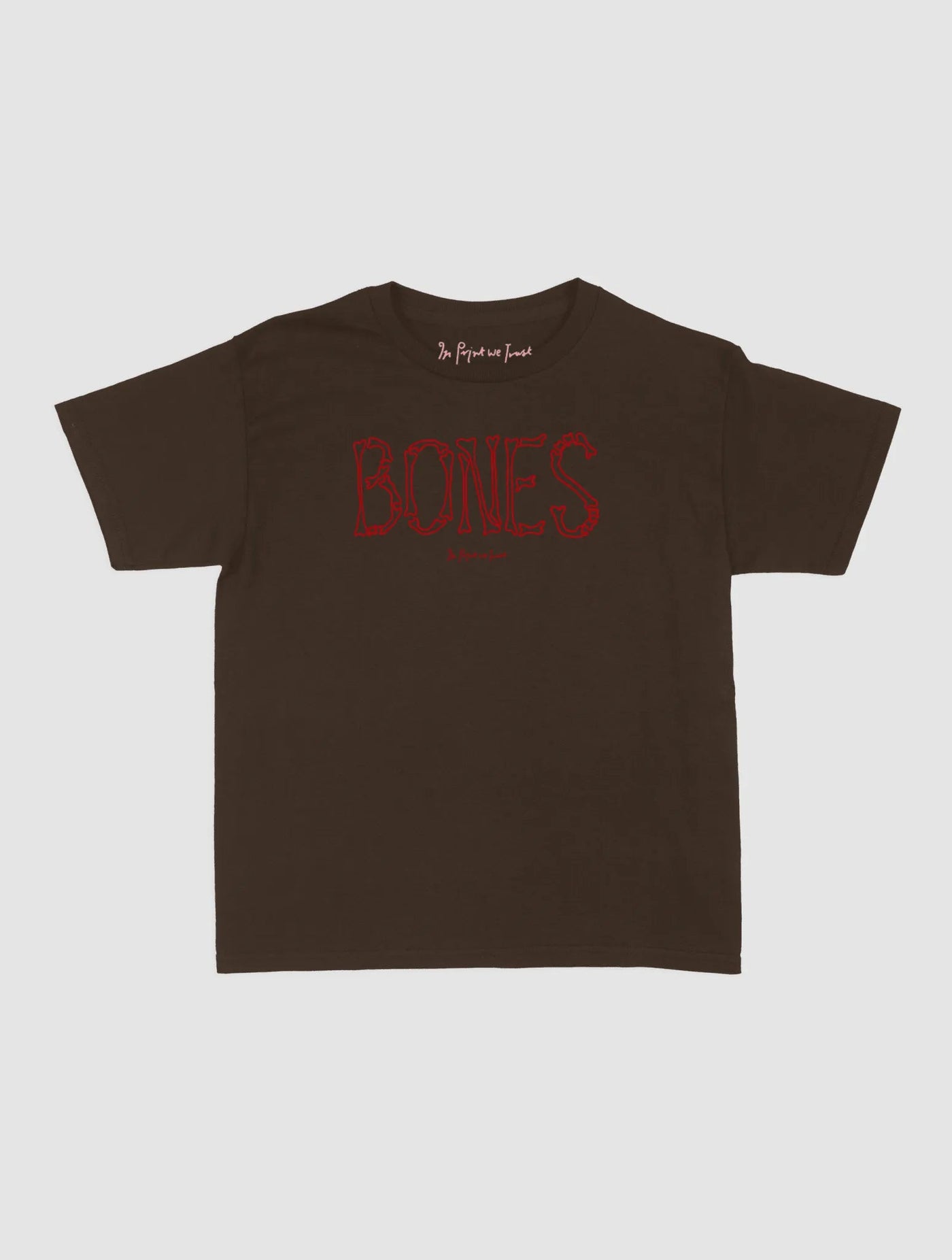 bones baby tee - In Print We Trust