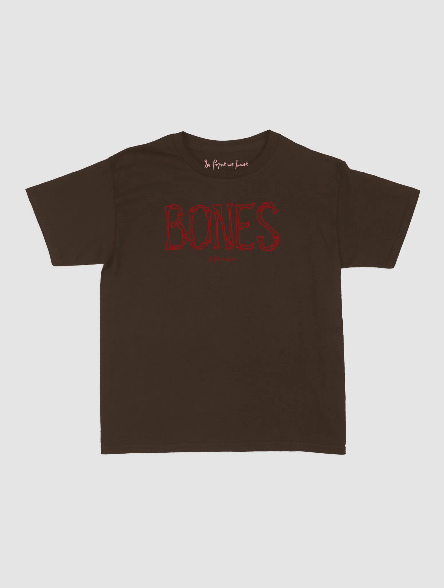 bones baby tee - In Print We Trust