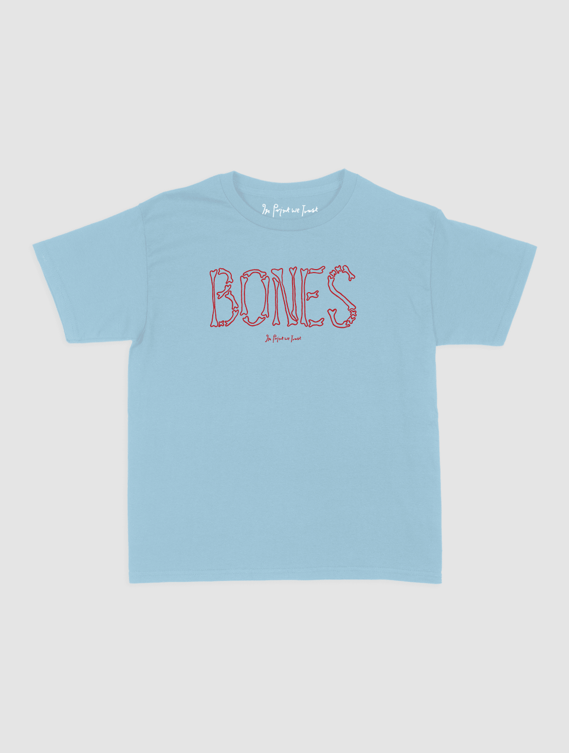 bones baby tee - In Print We Trust
