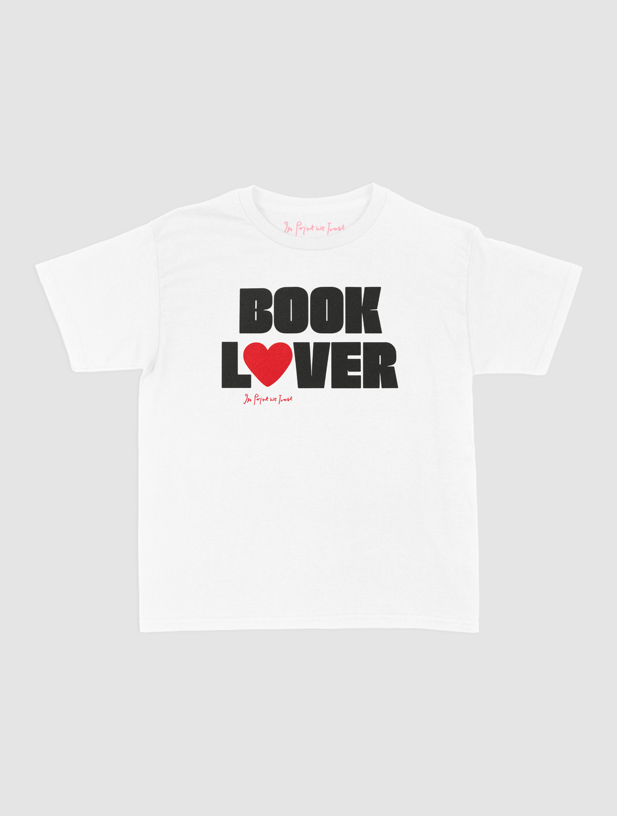 book lover baby tee