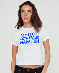 both teams have fun baby tee - In Print We Trust