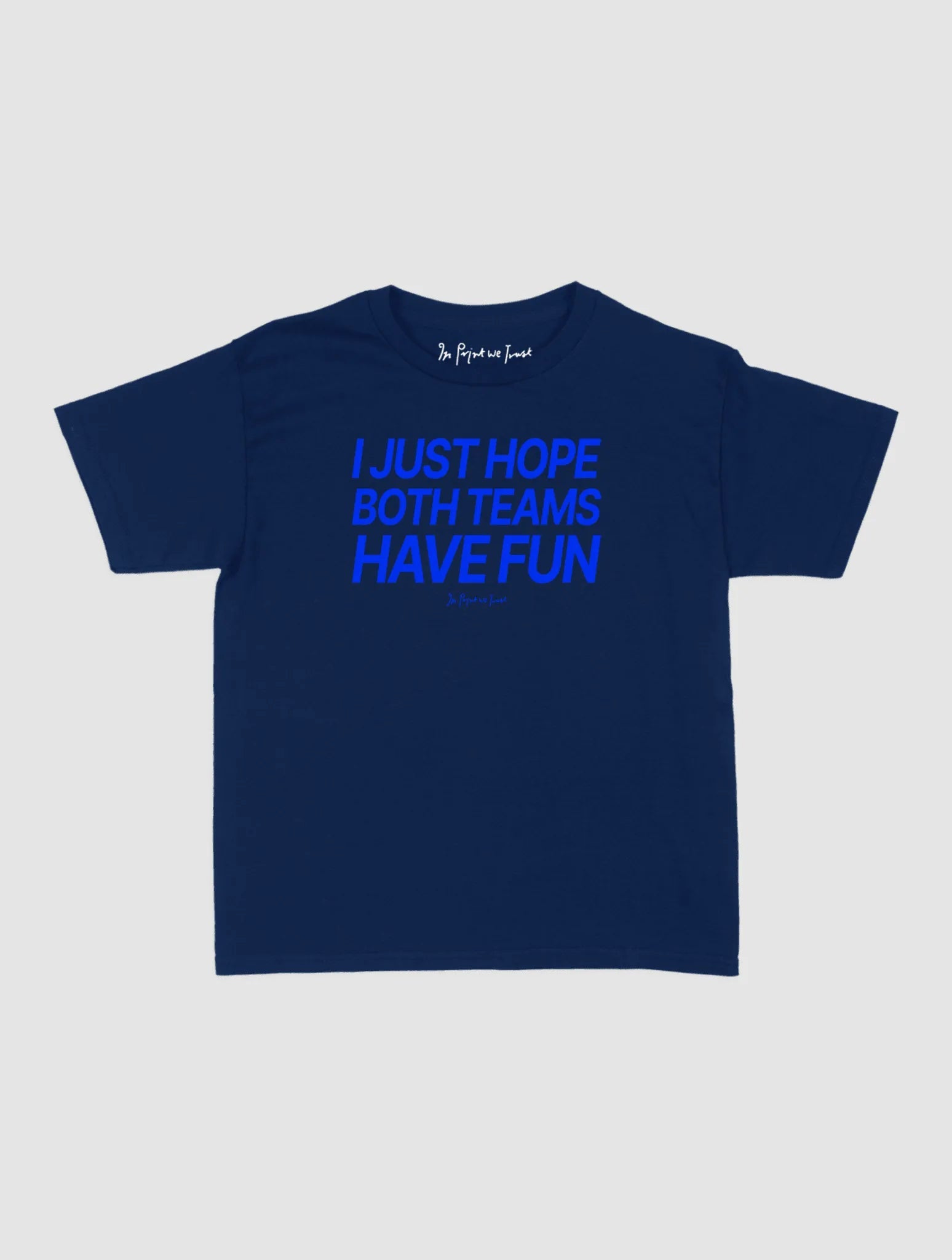 both teams have fun baby tee - In Print We Trust