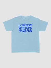 both teams have fun baby tee - In Print We Trust