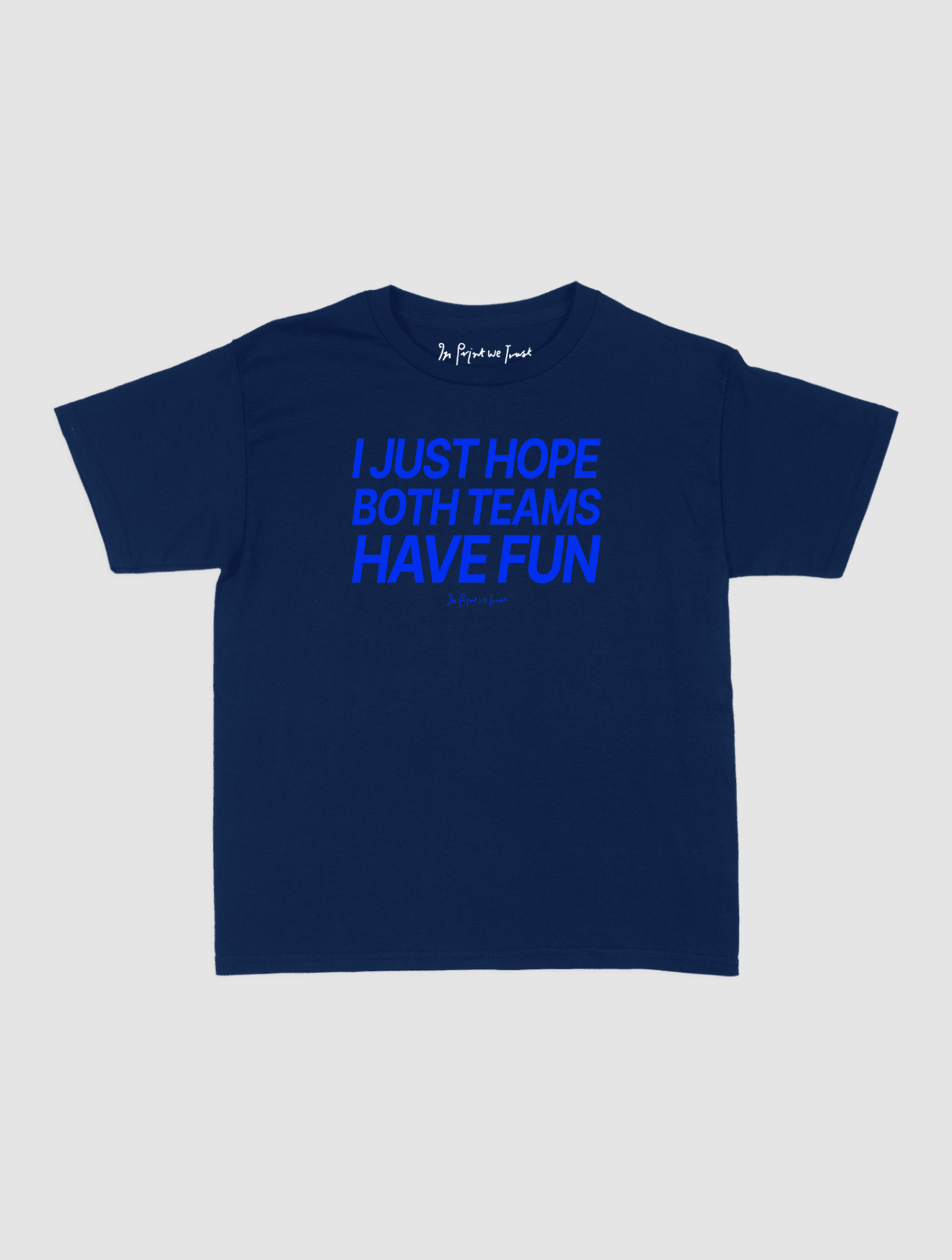 both teams have fun baby tee - In Print We Trust