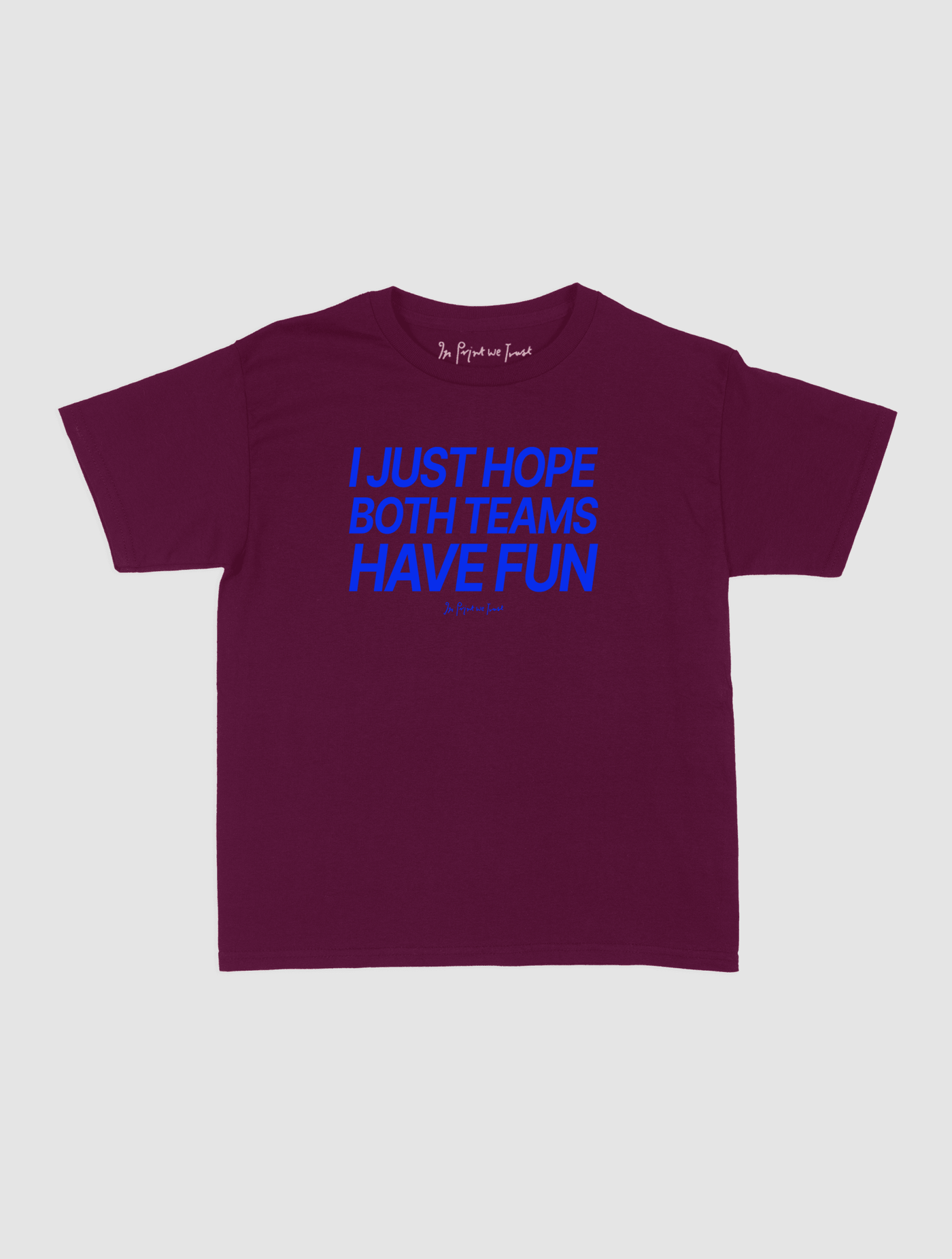 both teams have fun baby tee - In Print We Trust