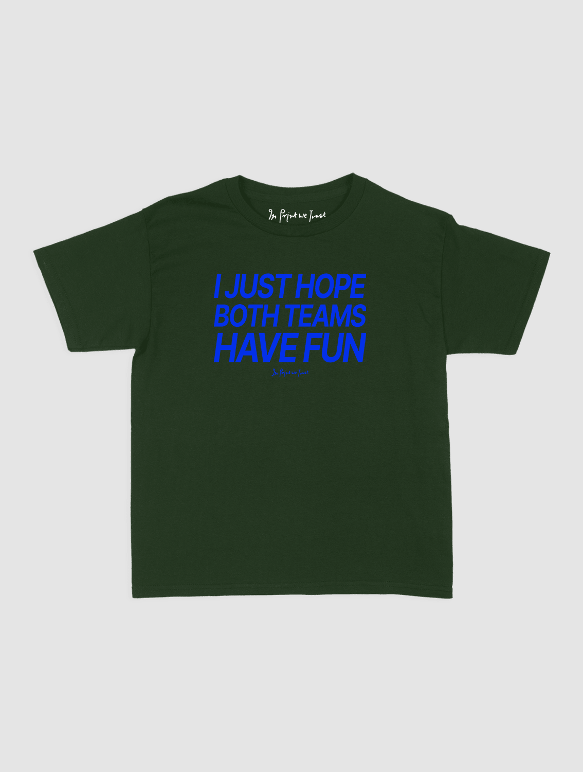 both teams have fun baby tee - In Print We Trust