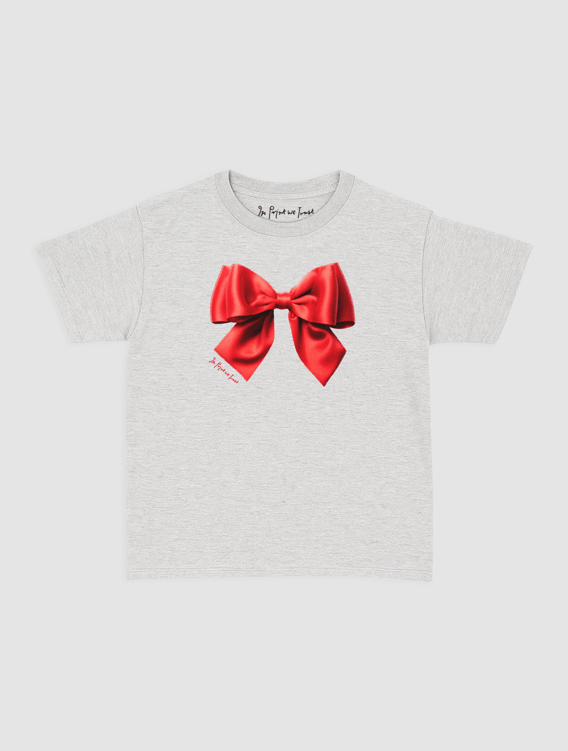 bow baby tee - In Print We Trust