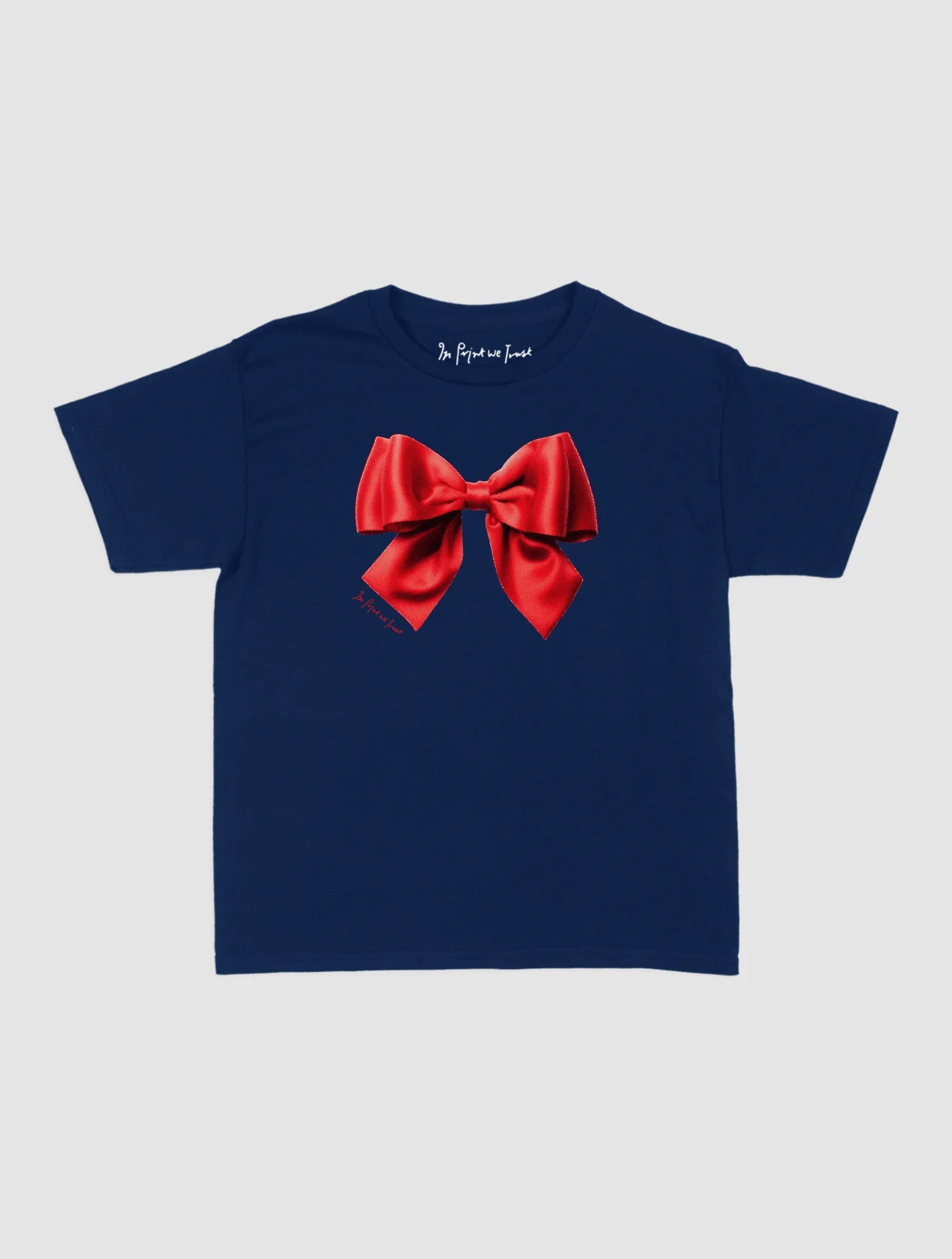 bow baby tee - In Print We Trust