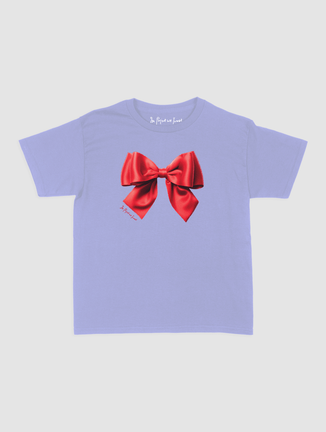 bow baby tee - In Print We Trust
