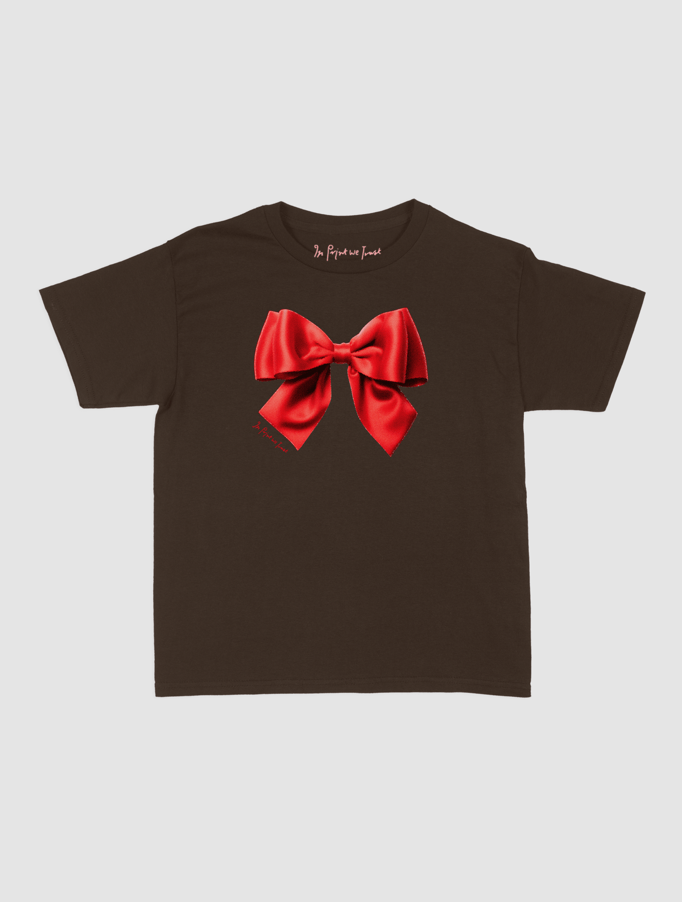 bow baby tee - In Print We Trust