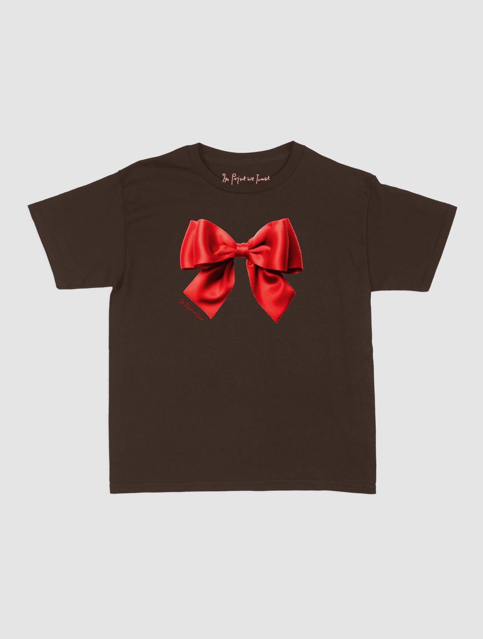 bow baby tee - In Print We Trust