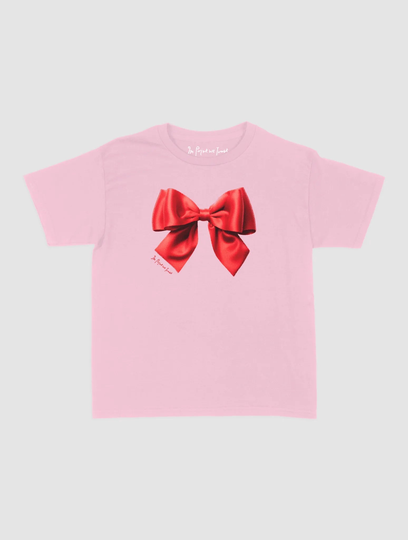 bow baby tee - In Print We Trust