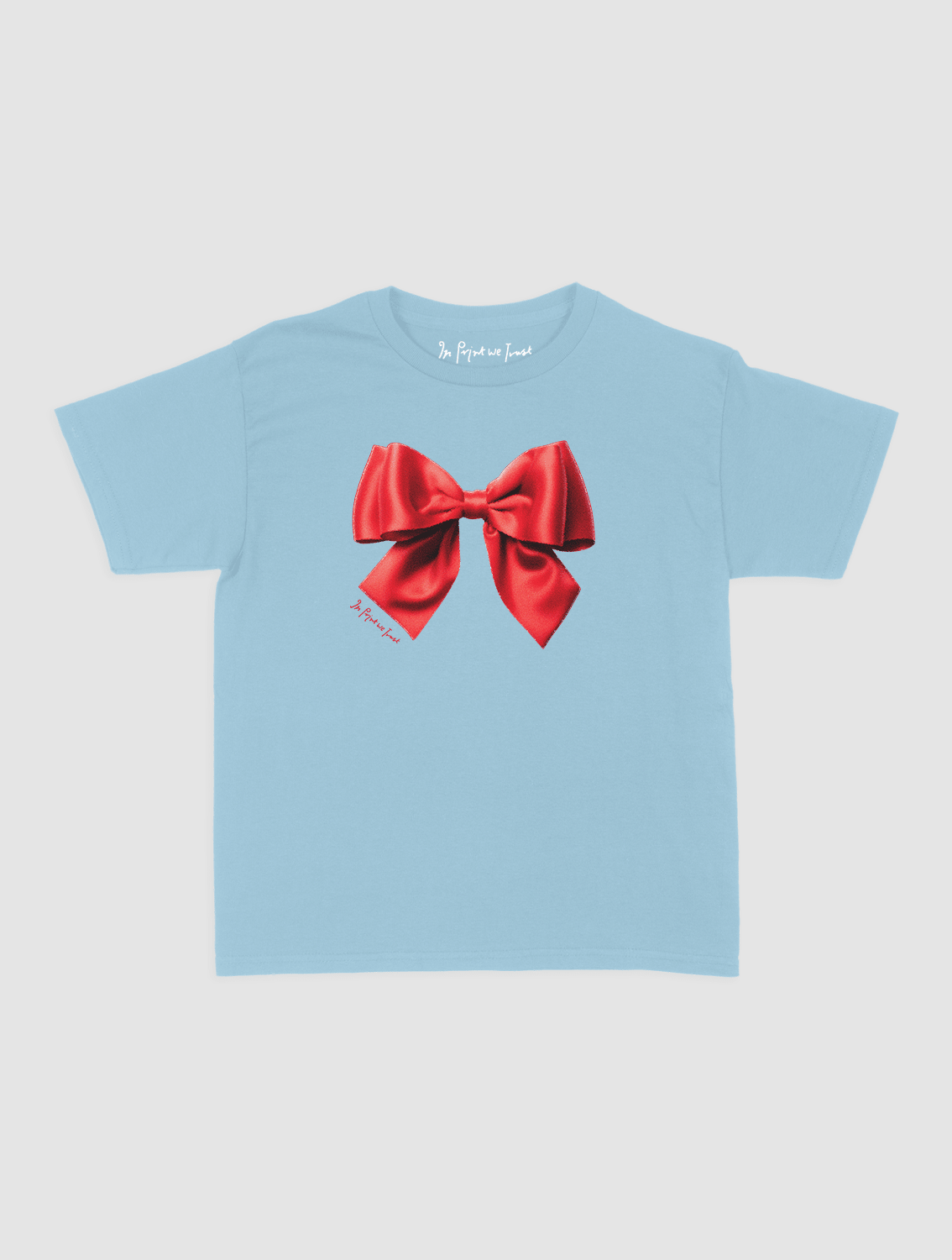bow baby tee - In Print We Trust