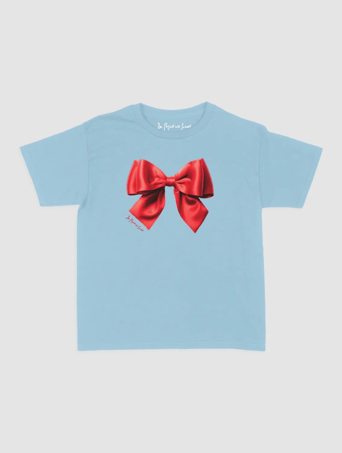 bow baby tee - In Print We Trust