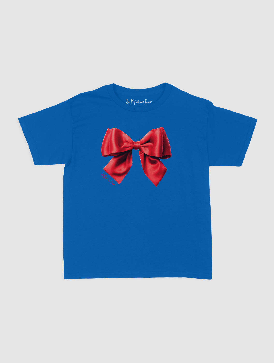 bow baby tee - In Print We Trust