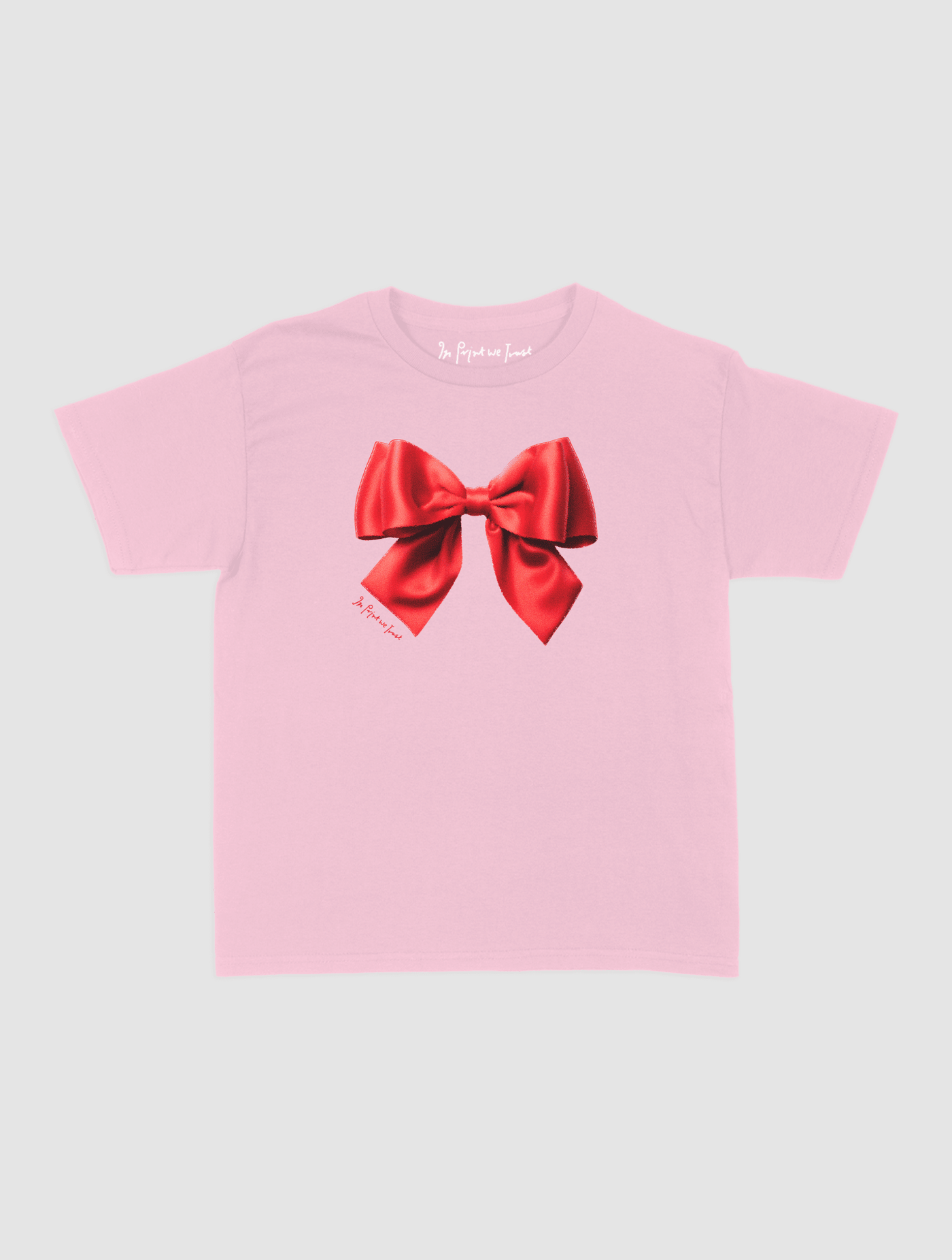 bow baby tee - In Print We Trust