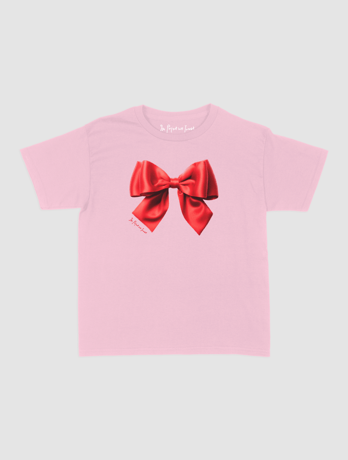 bow baby tee - In Print We Trust