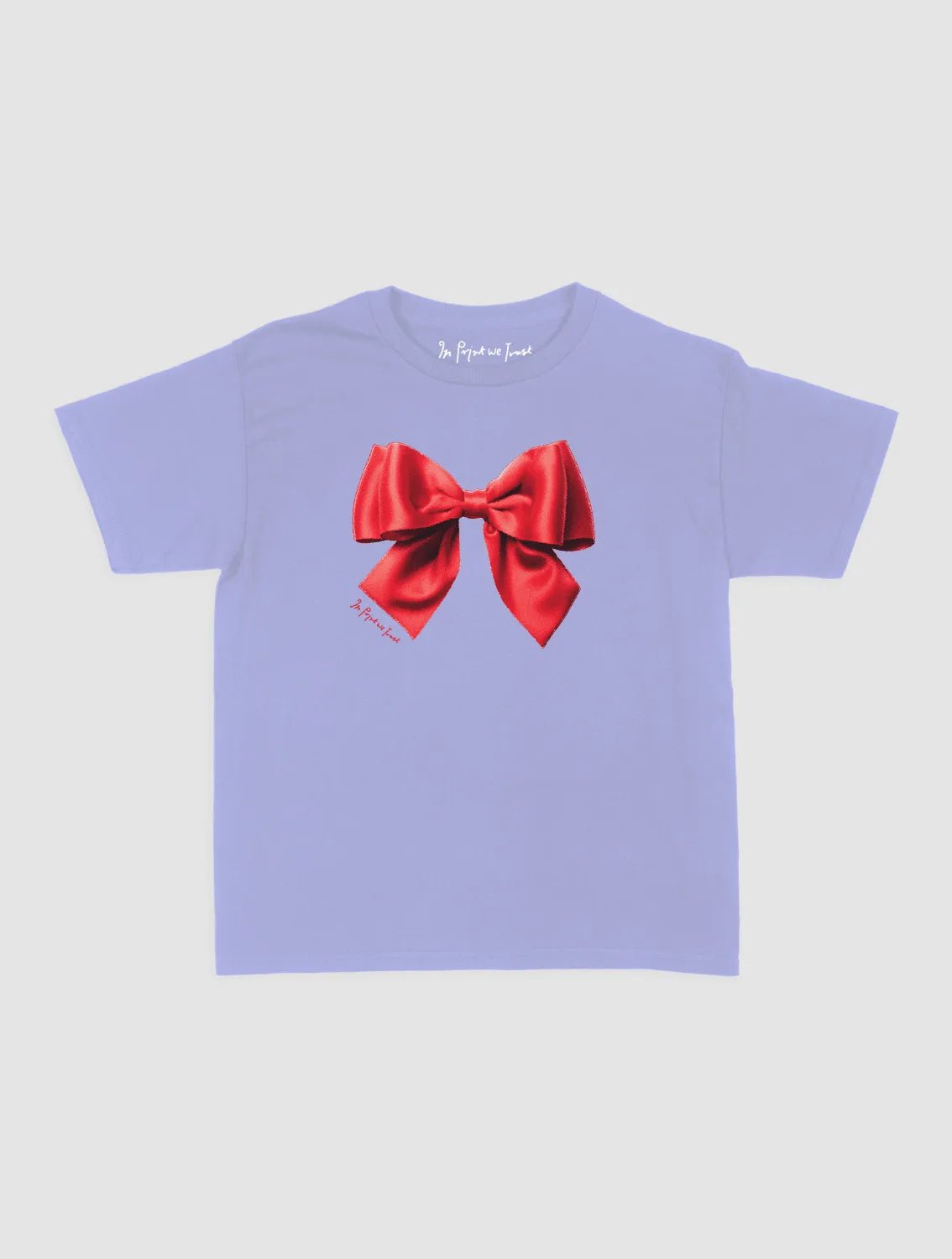 bow baby tee - In Print We Trust