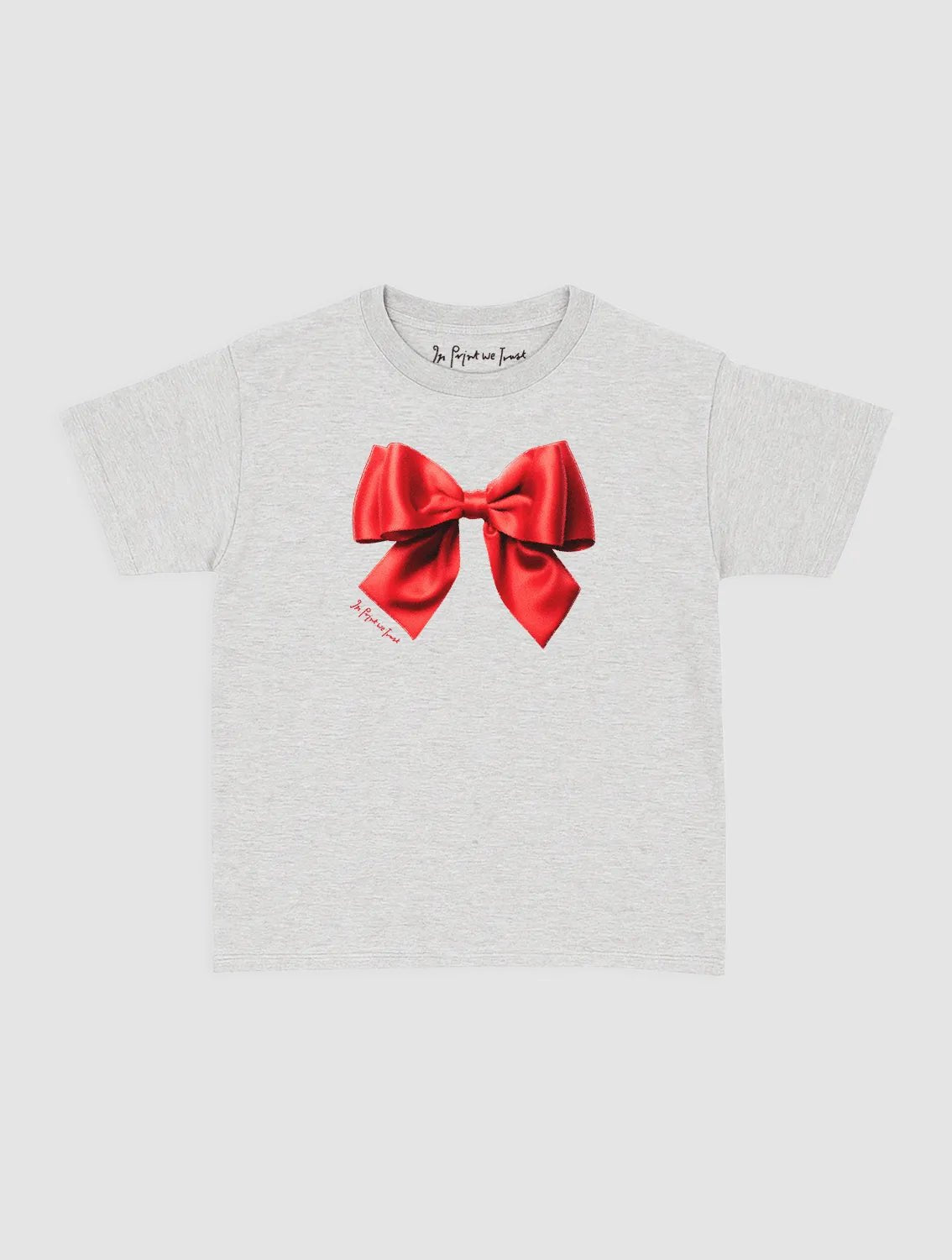 bow baby tee - In Print We Trust