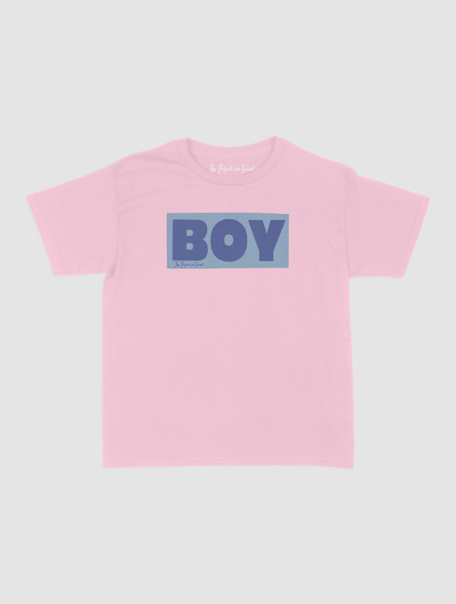 boy baby tee - In Print We Trust