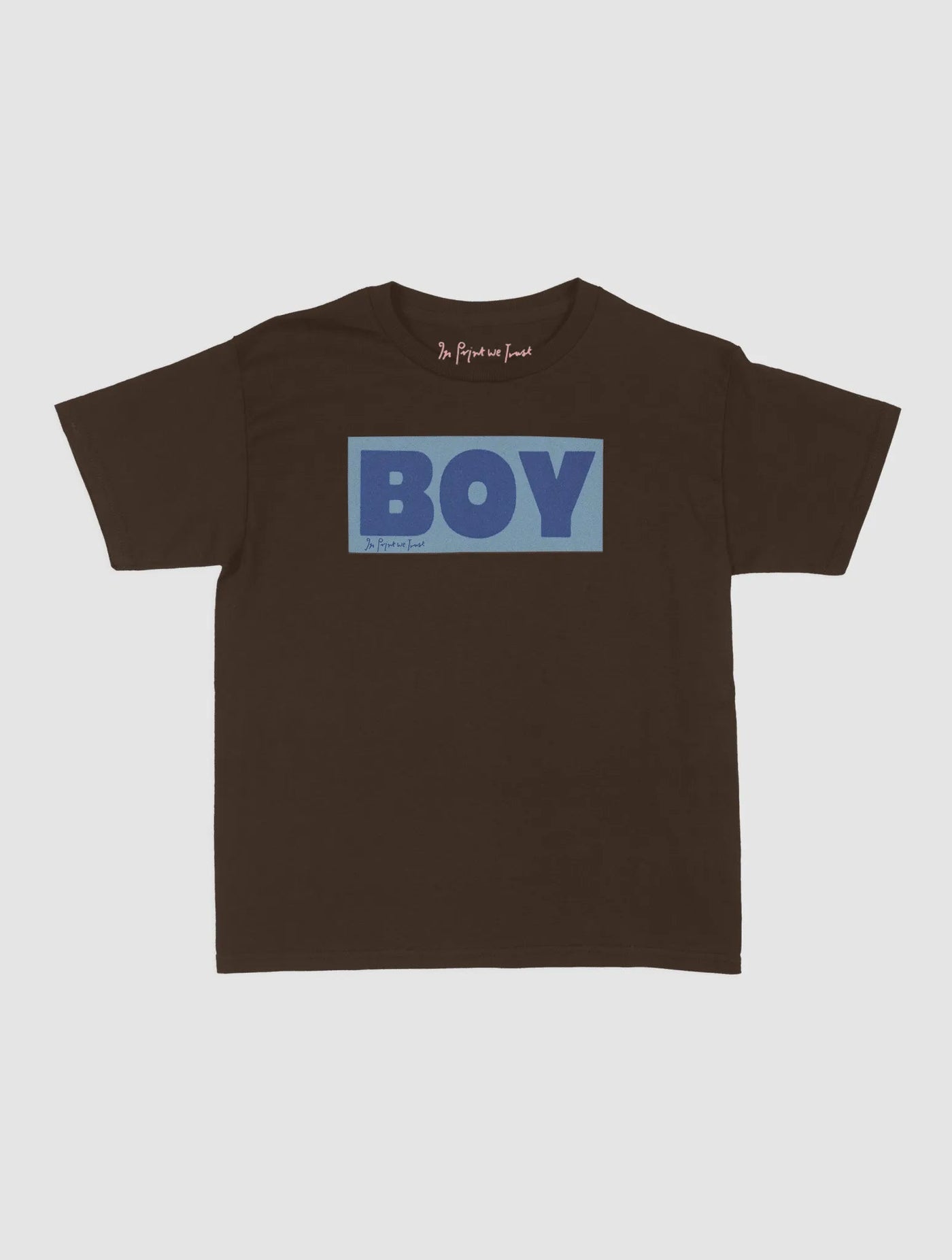 boy baby tee - In Print We Trust