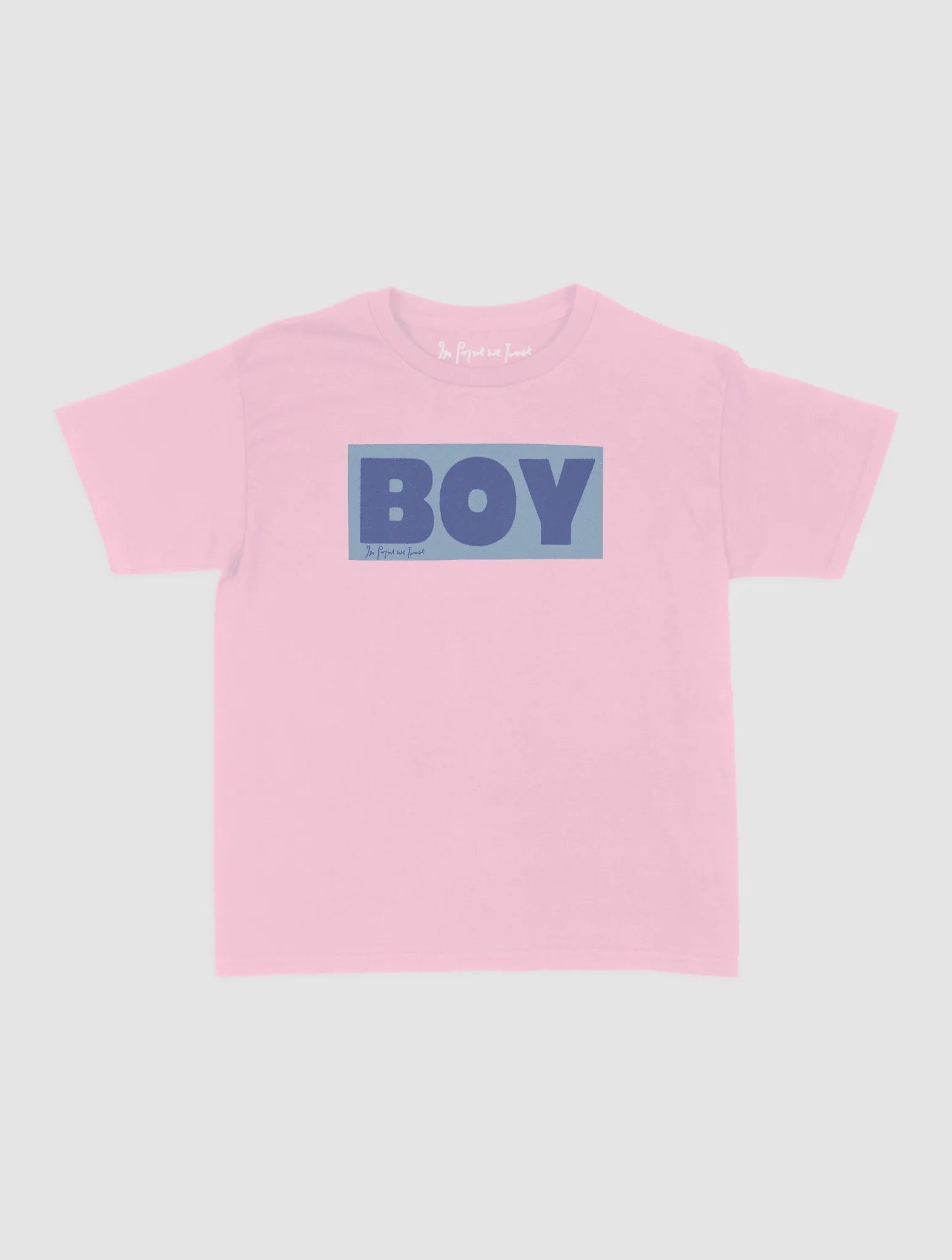 boy baby tee - In Print We Trust