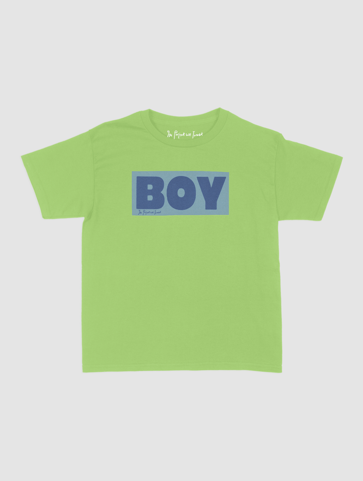 boy baby tee - In Print We Trust