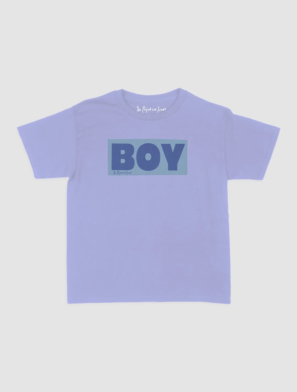 boy baby tee - In Print We Trust
