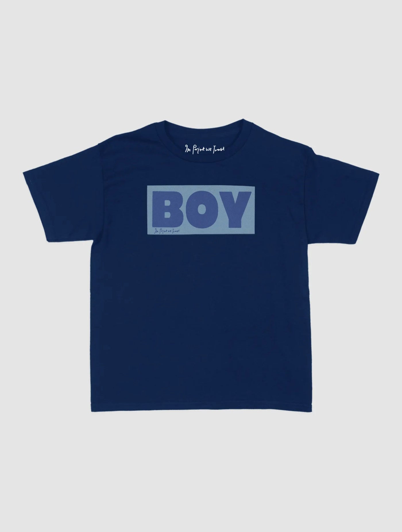 boy baby tee - In Print We Trust