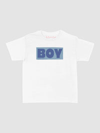boy baby tee - In Print We Trust