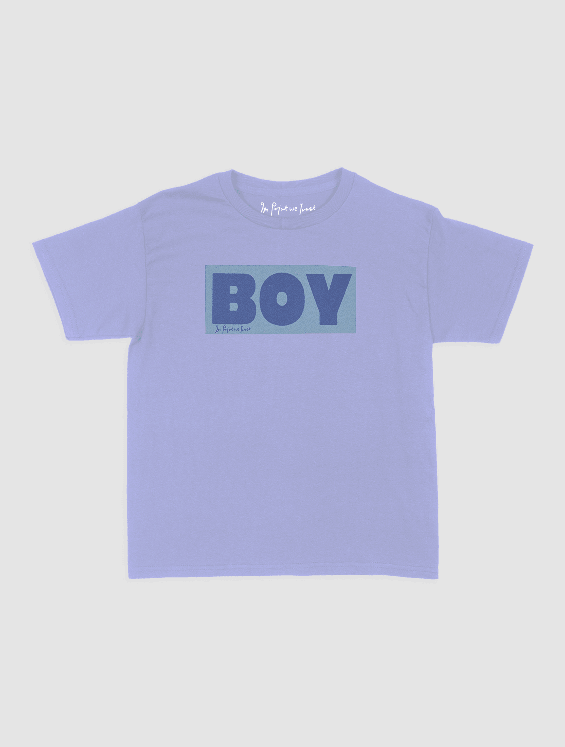 boy baby tee - In Print We Trust