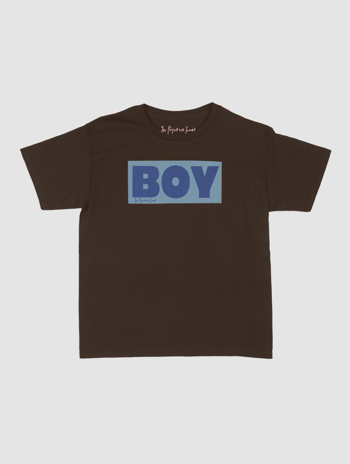 boy baby tee - In Print We Trust