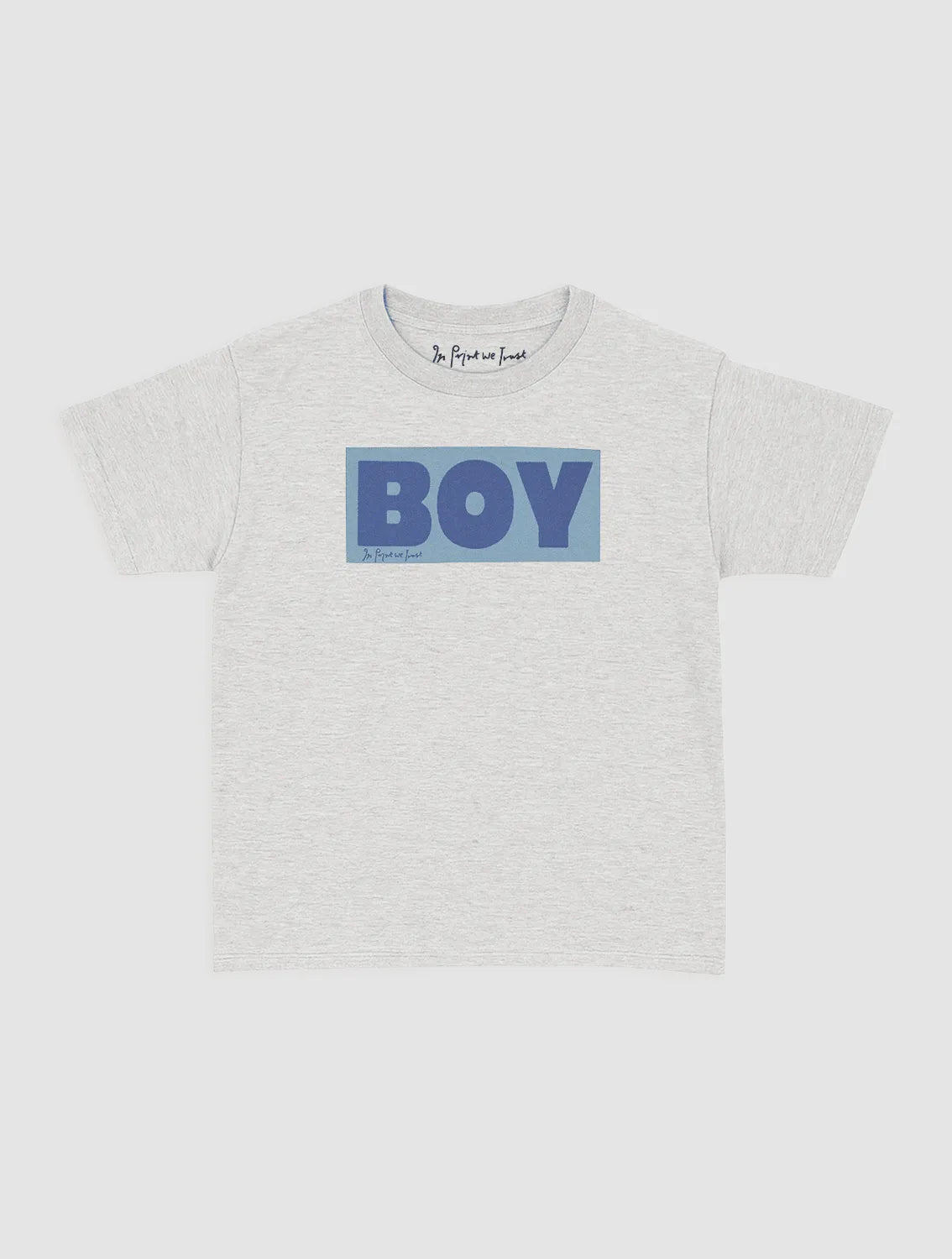 boy baby tee - In Print We Trust