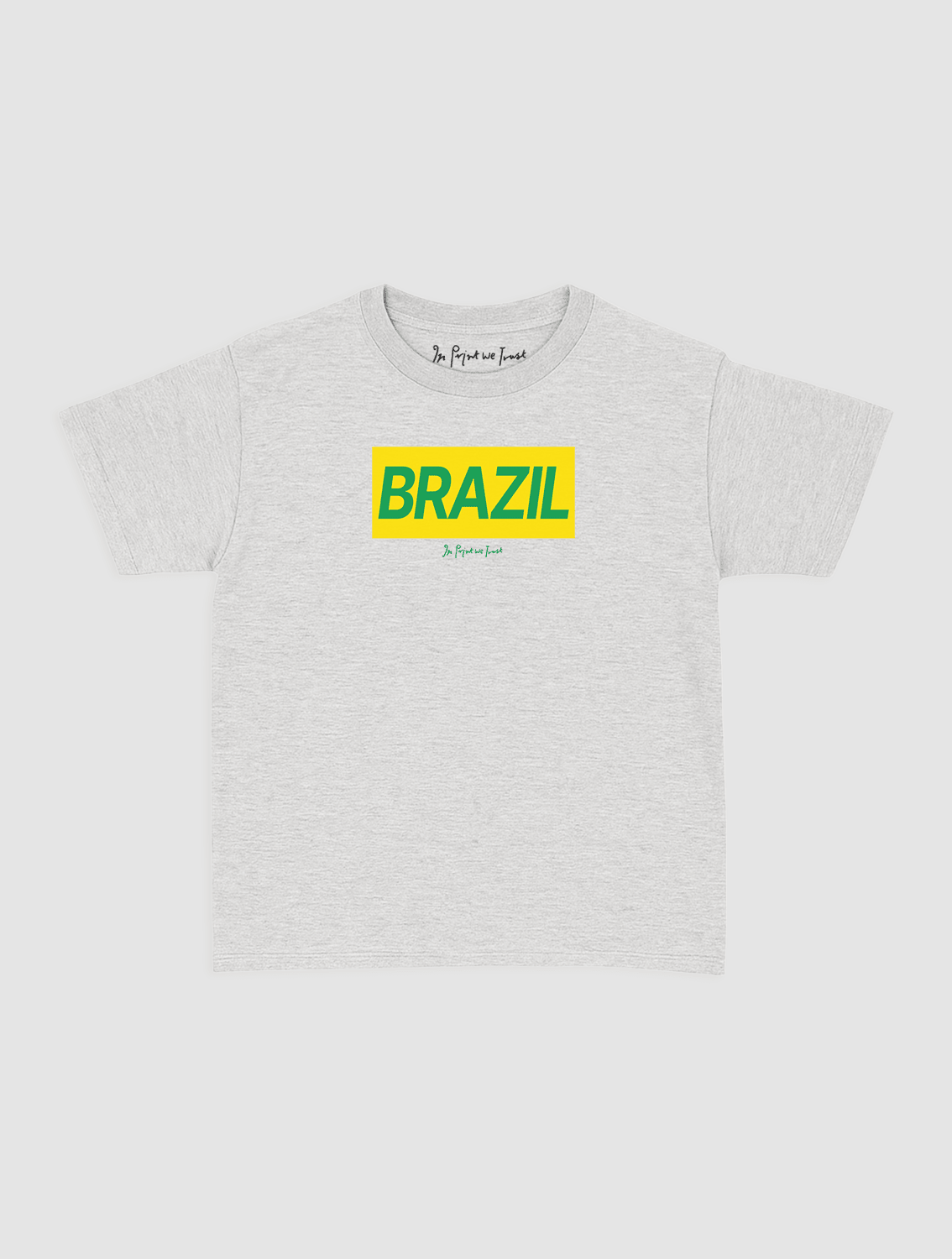 brazil baby tee - In Print We Trust