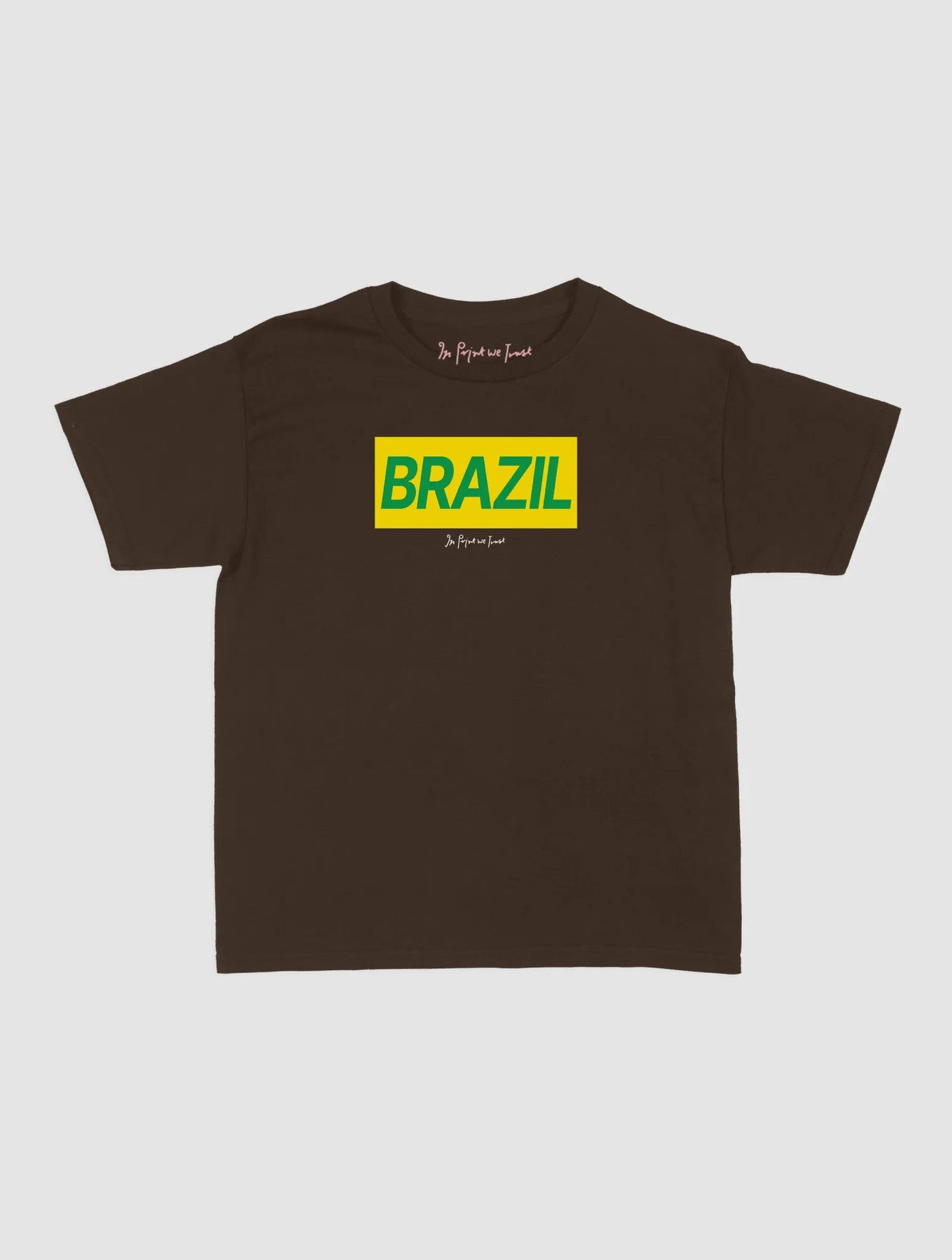 brazil baby tee - In Print We Trust