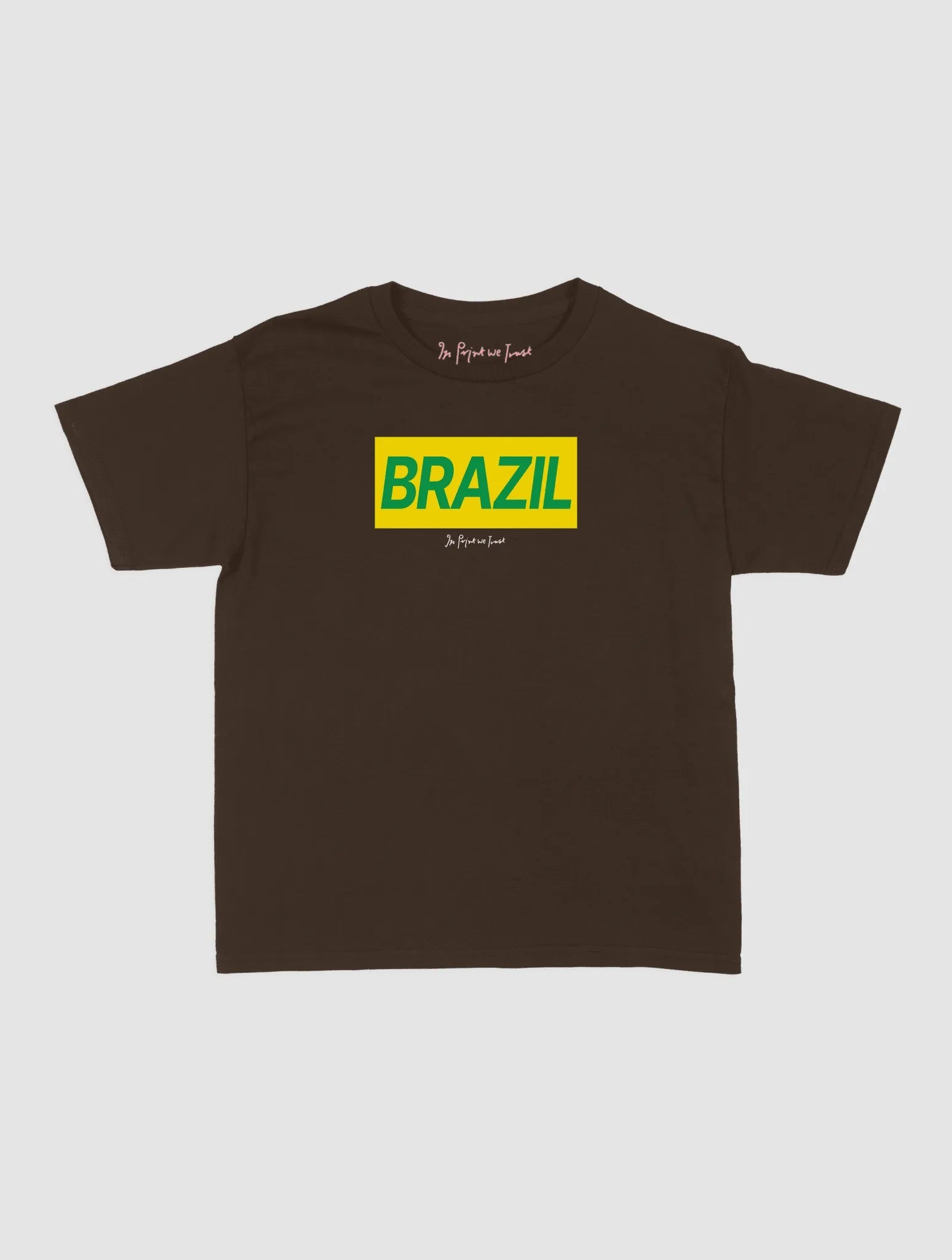 brazil baby tee - In Print We Trust
