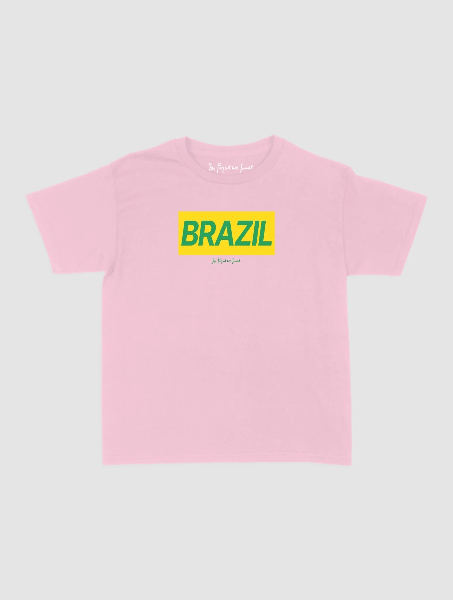 brazil baby tee - In Print We Trust