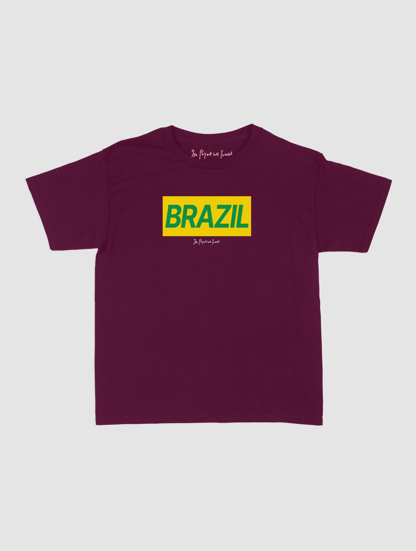 brazil baby tee - In Print We Trust