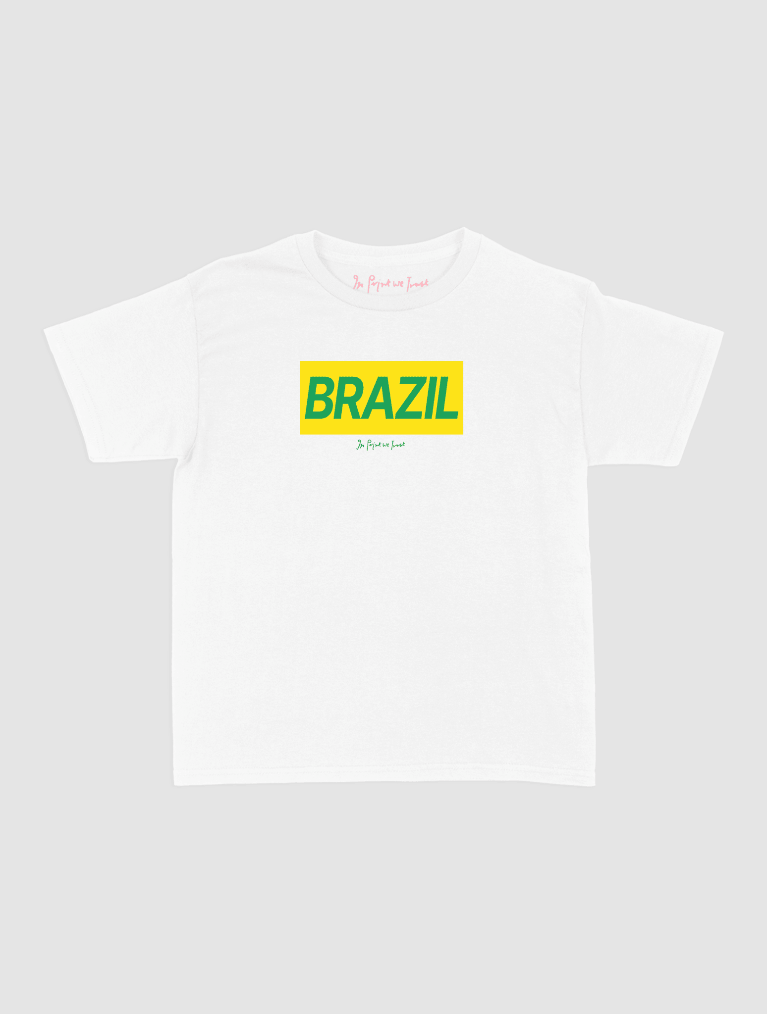 brazil baby tee - In Print We Trust