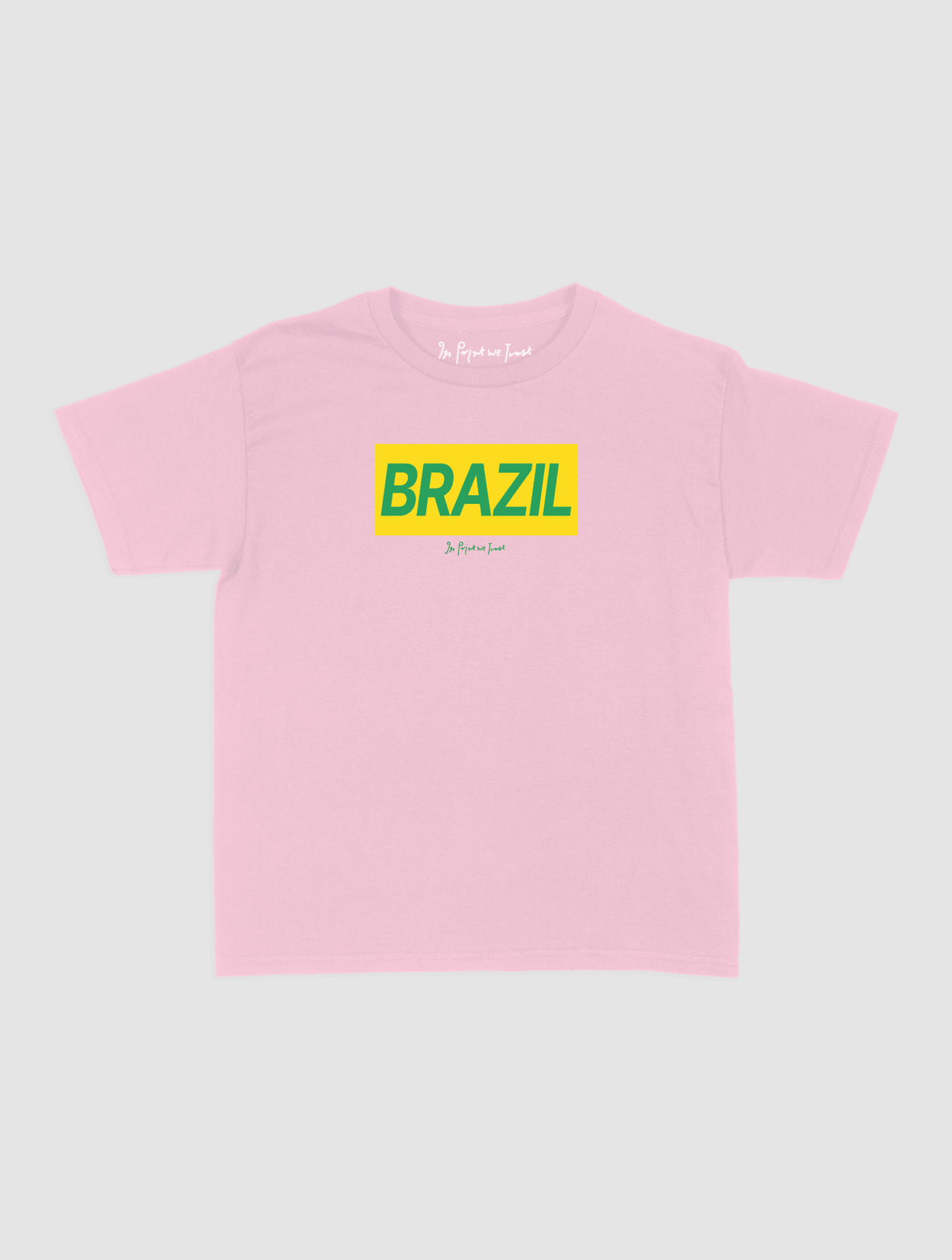 brazil baby tee - In Print We Trust